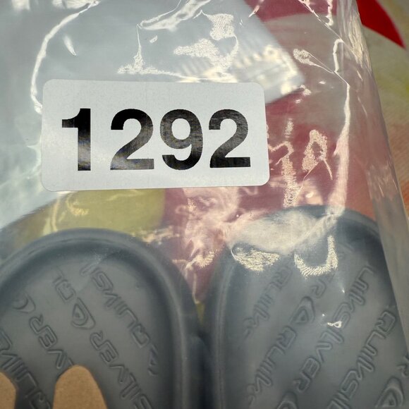 Quiksilver Cloudbreak Mens Size 13 Gray Slides Sandals Slip-On Pool Beach Wear - Picture 8 of 8